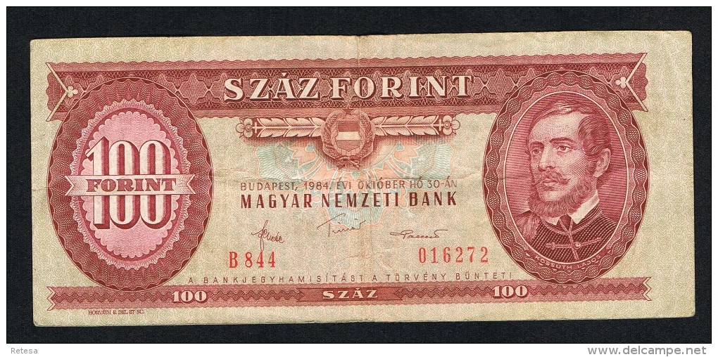 °°° HONGARIJE  100 FORINT  1984 - Hongrie