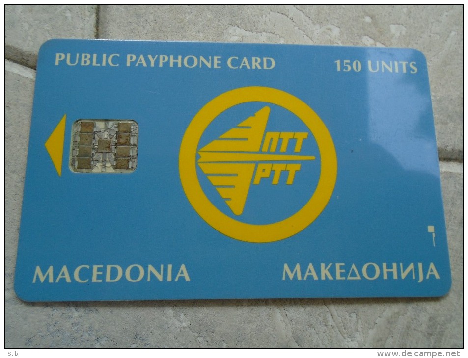 MACEDONIA - CHIP TEST CARD - Macédoine Du Nord