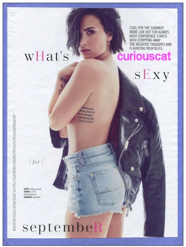 USA MAGAZINE PICTURE Pages Of ACTRESS FILM SCHAUSPIELERIN MOVIE STAR DEMI LOVATO  Pin Up - Foto's