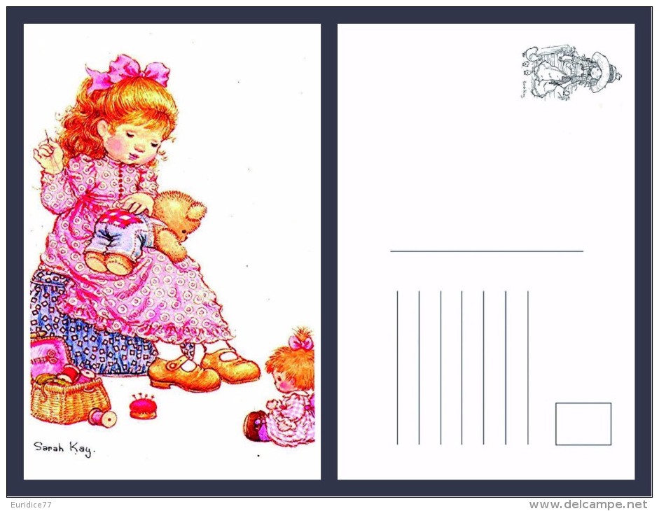 SARAH KAY-78  POSTCARD - Dibujos De Niños