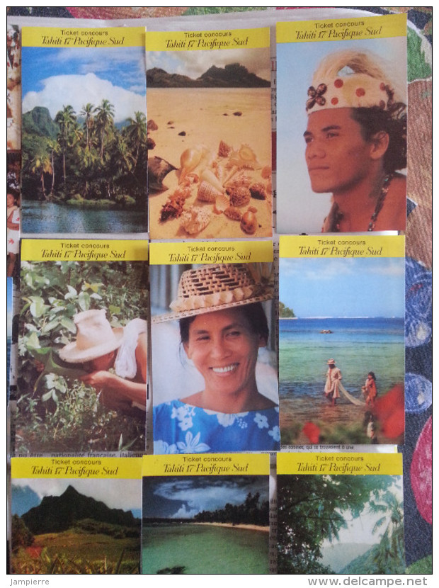Lot De 28 Images Casino " Tahiti 17 Pacifique Sud " - Autres & Non Classés