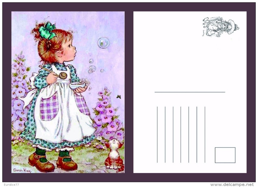 SARAH KAY-66  POSTCARD - Dibujos De Niños