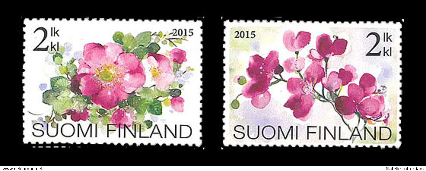 Finland - Postfris / MNH - Complete Set Bloemen 2015 - Neufs