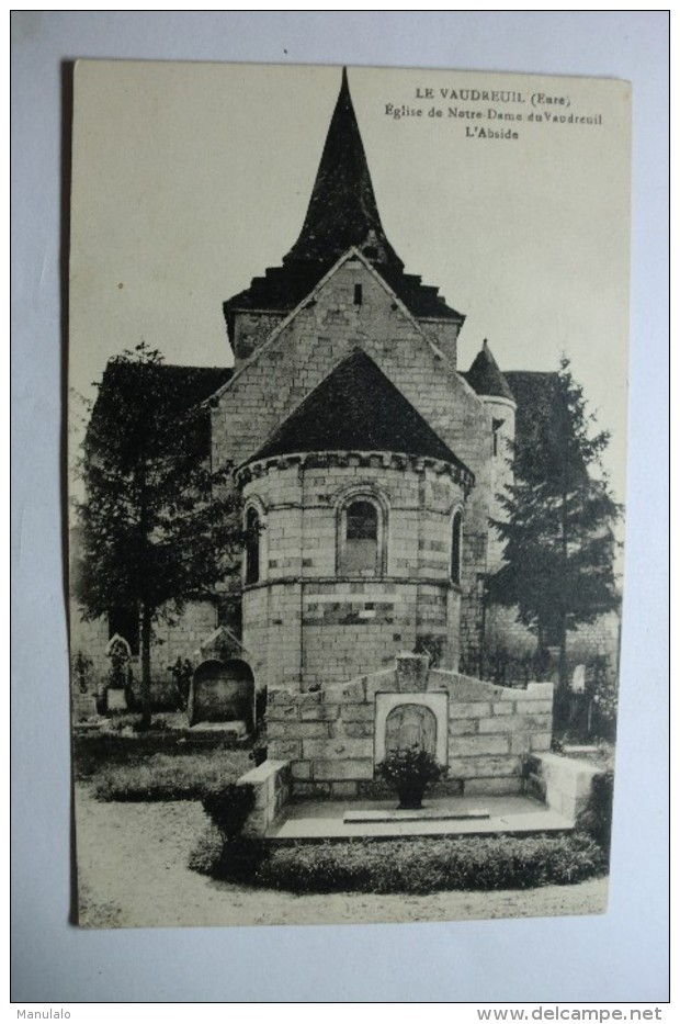 D 27 - Le Vaudreuil - église De Notre Dame Du Vaudreuil - L'abside - Le Vaudreuil