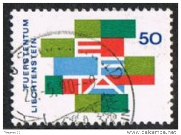 Liechtenstein SG476 1967 EFTA 50r Good/fine Used - Gebraucht
