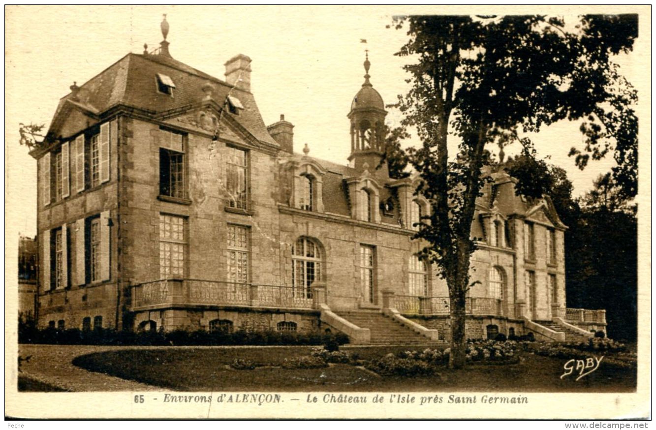 N°279 G -cpa Le Château De L'Isle Près Saint Germain- Alençon- - Altri & Non Classificati