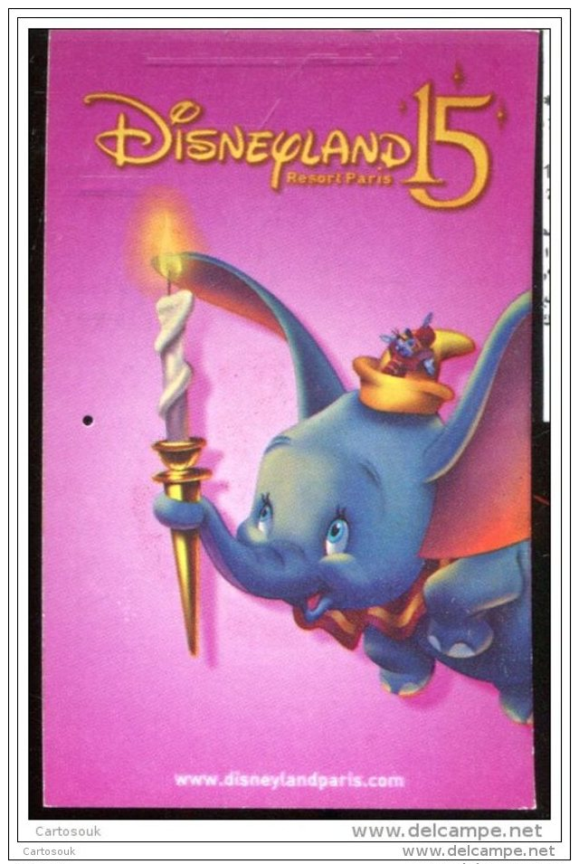 DD1552    PASS DISNEY A VOIR - Disney Passports