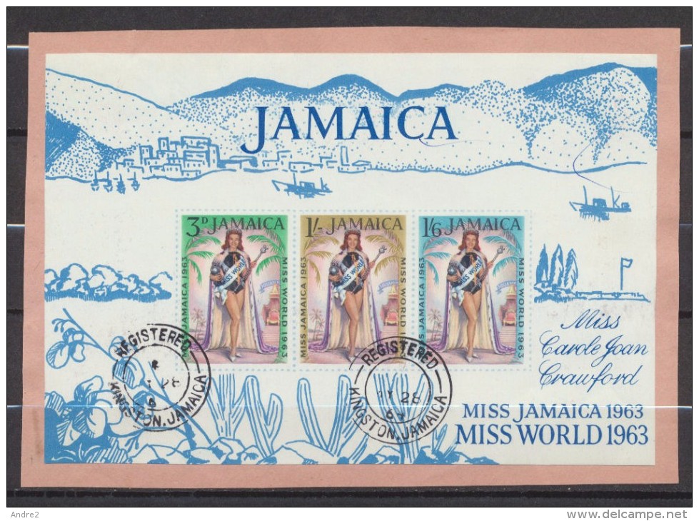 Jamaïque - Jamaica 1964 Miss Monde   MNH *** + BF (o) - Jamaique (1962-...)