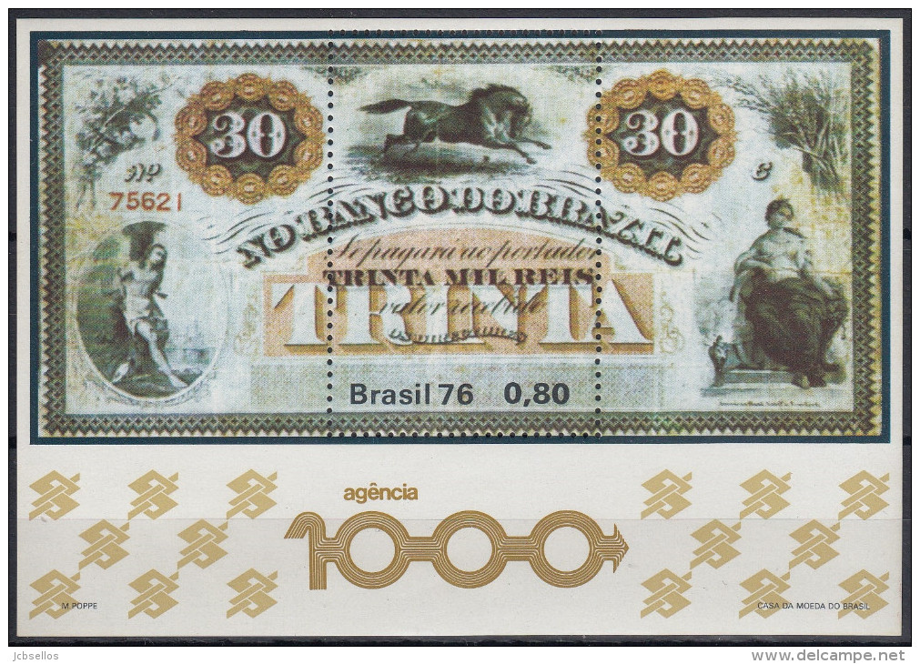 Brasil 1976 HB-37 Nuevo - Hojas Bloque