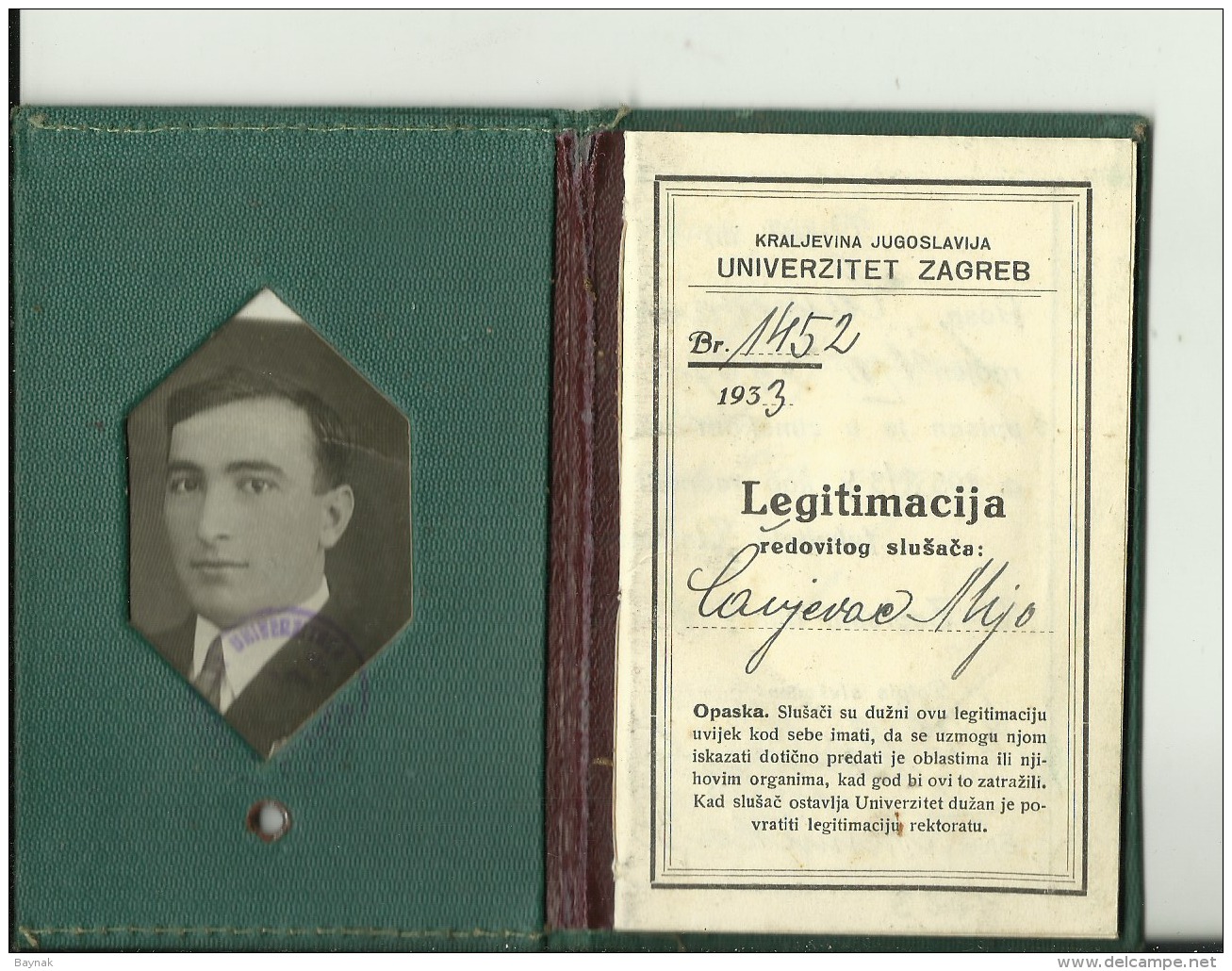 CROATIA  --  GJURGJEVAC, DJURDJEVAC  --  LOT HISTOR. DOKUMENTEN  --  APHOTEK, LJEKARNIK  --  WITH TAX STAMP