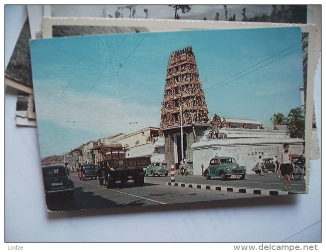 Singapore Indian Temple And Old Cars - Singapore