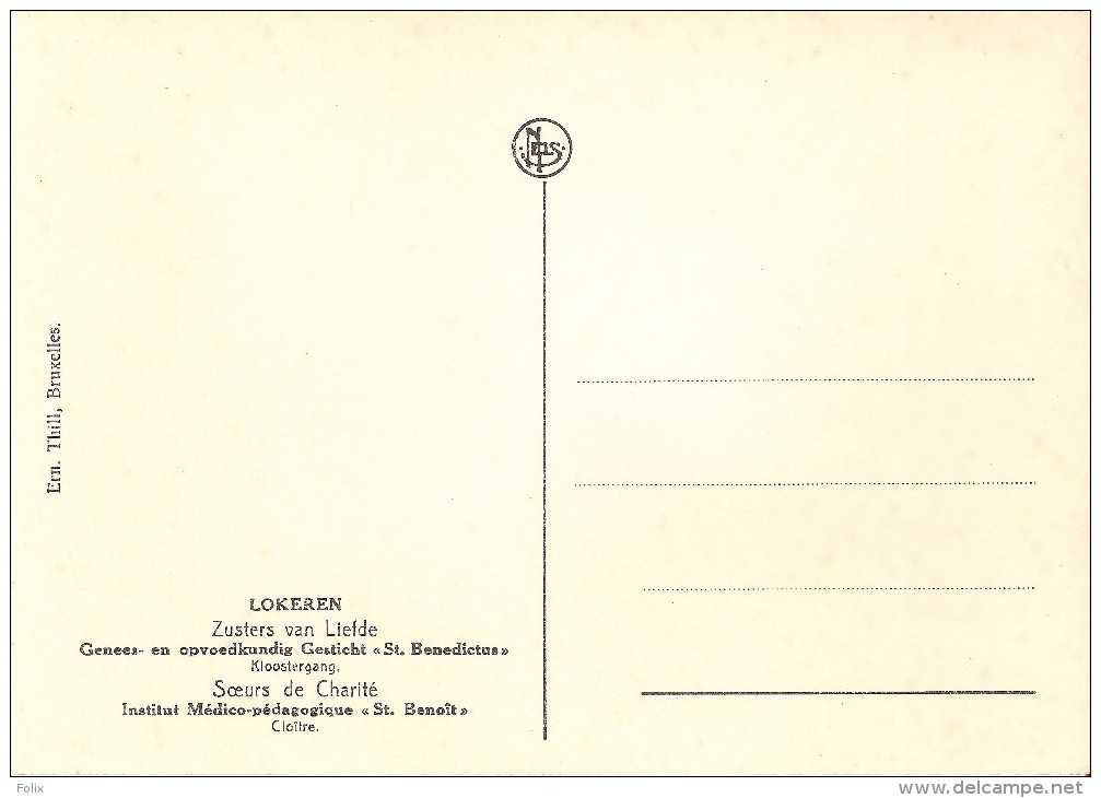 Lokeren - Genees- En Opvoedkundig Gesticht St. Benedictus Kloostergang - Lokeren