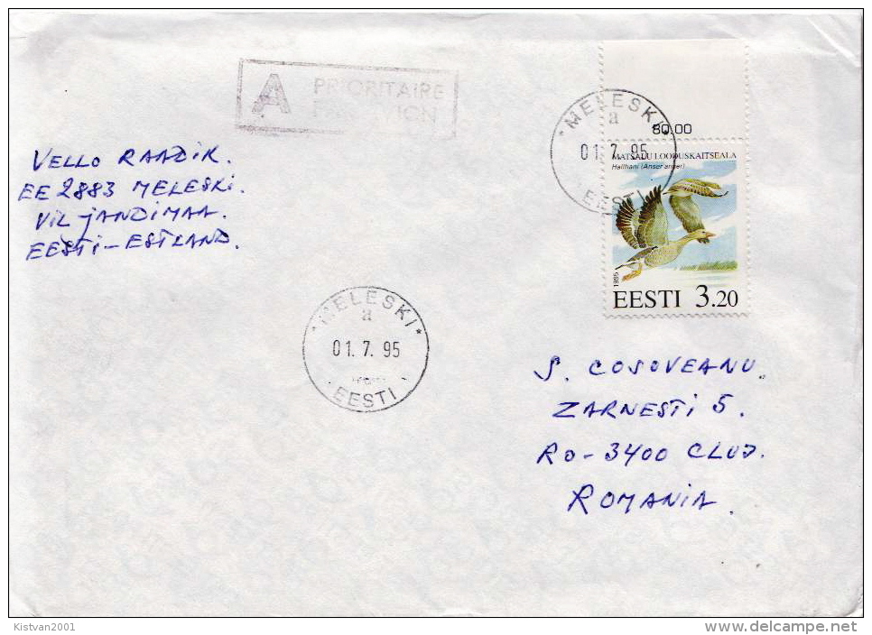 Postal History Cover: Estonia Cover - Ducks