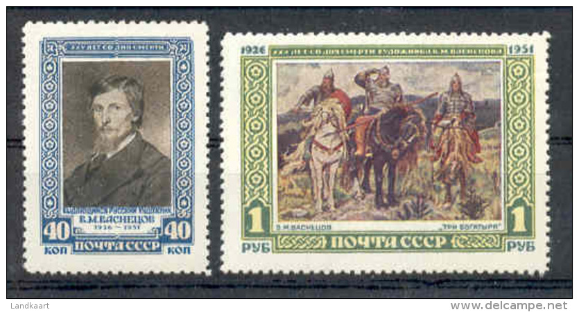 Russia 1951, Michel Nr 1597-98, MLH OG - Ongebruikt