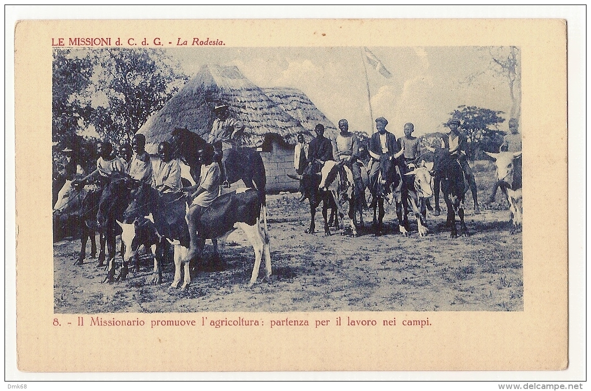 AFRICA - RHODESIA - CATHOLIC MISSIONARY PROMOTES AGRICULTURE - 1920S - Simbabwe