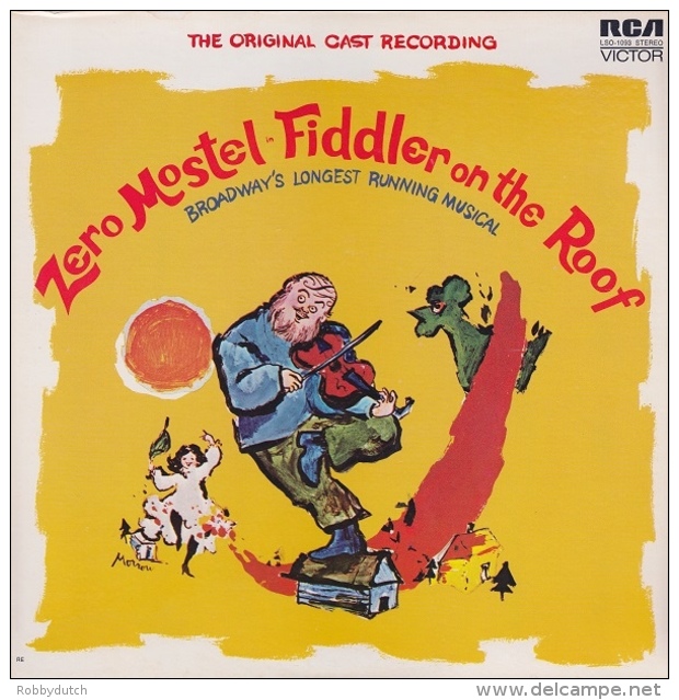 * LP *  FIDDLER ON THE ROOF - Original Cast Recording. (USA 1967 EX-!!!) - Musicals