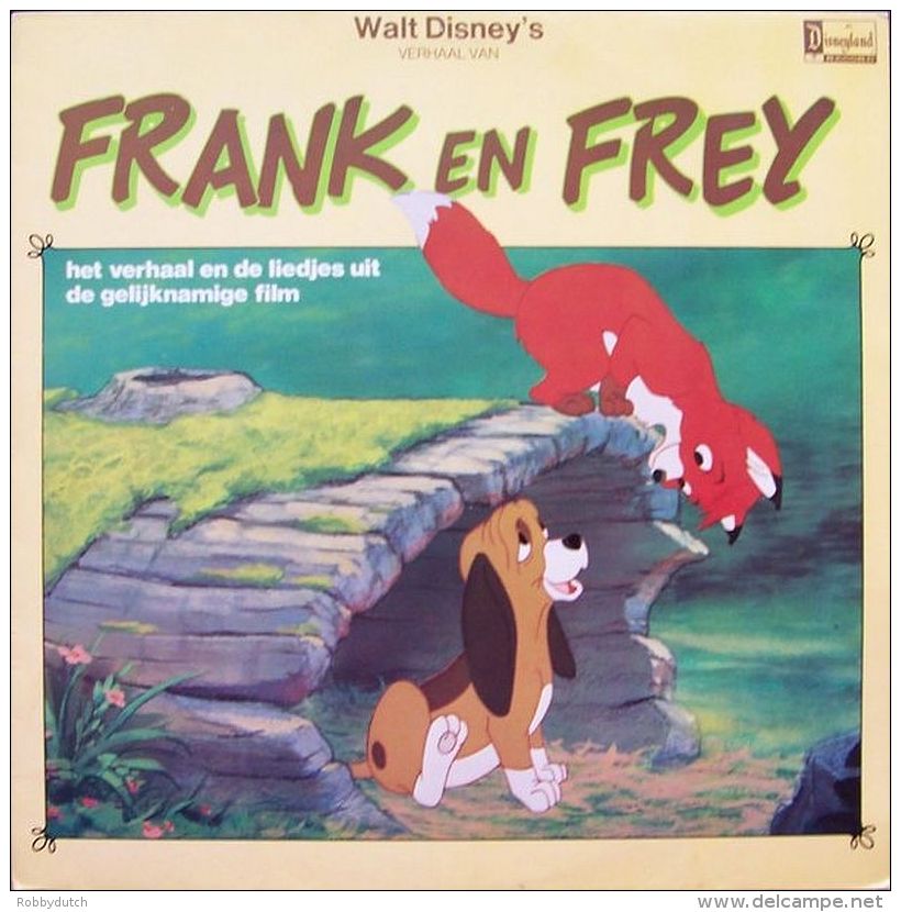 * LP *  WALT DISNEY'S FRANK EN FREY (Holland 1981) - Kinderlieder