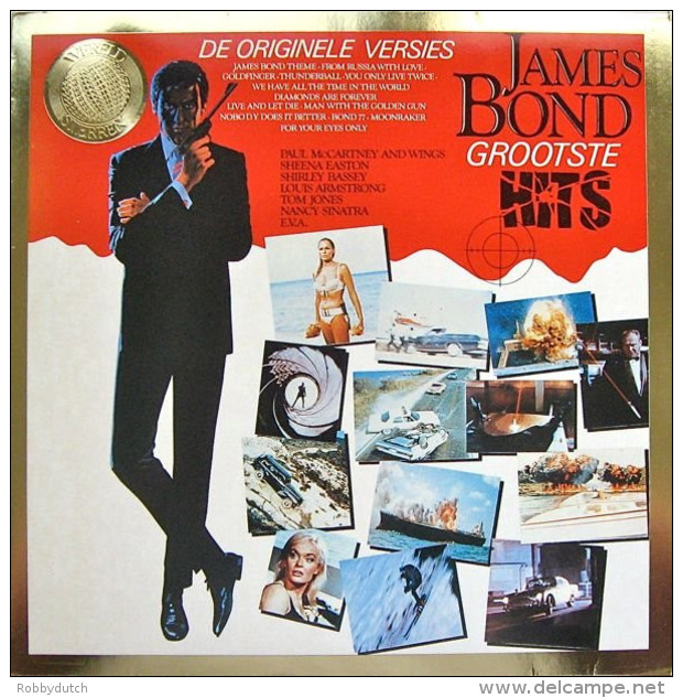 * LP *  JAMES BOND GROOTSTE HITS - VARIOUS ARTISTS (Holland 1981 EX!!!) - Filmmuziek