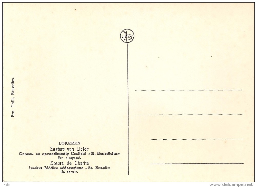 Lokeren - Genees- En Opvoedkundig Gesticht St. Benedictus Een Slaapzaal - Lokeren