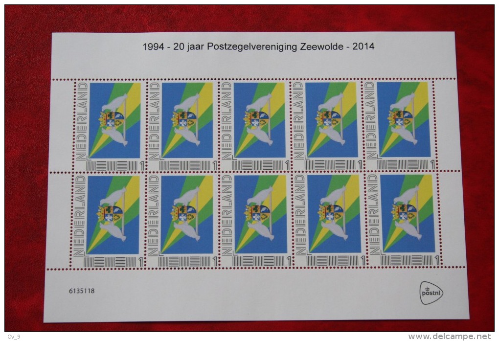 20 Jaar Postzegelvereniging Zeewolde 2014 POSTFRIS MNH ** NEDERLAND / NIEDERLANDE / NETHERLANDS - Timbres Personnalisés