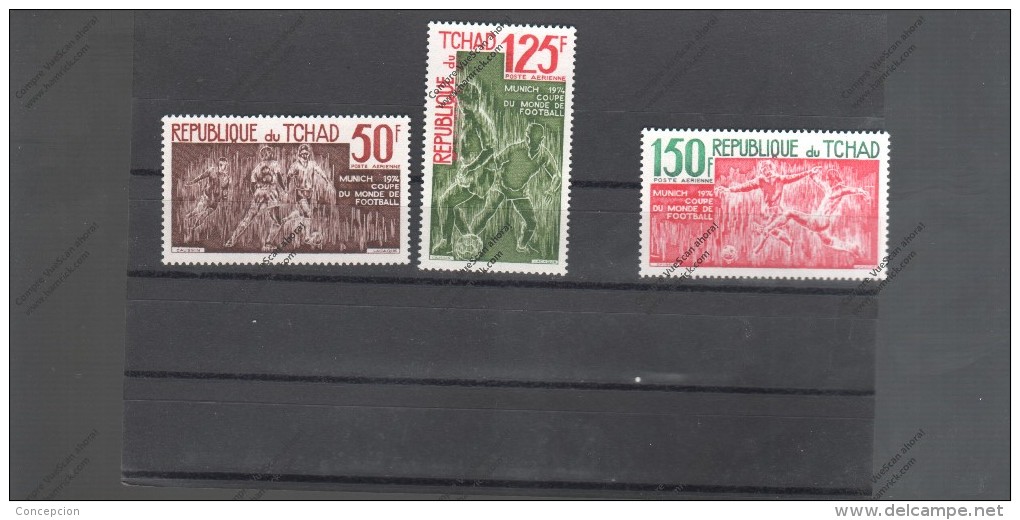 Tchad Nº Ae 148 Al 150 - 1974 – Alemania Occidental