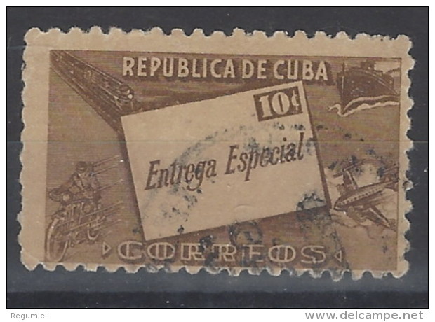 Cuba Expres U 10 (o) Usado. 1945 - Sellos De Urgencia