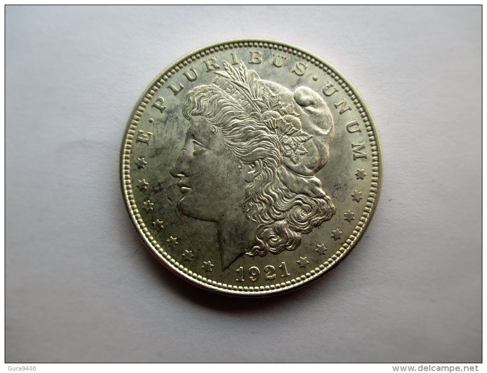US 1 Dollar, 1921 Morgan Dollar - 1878-1921: Morgan