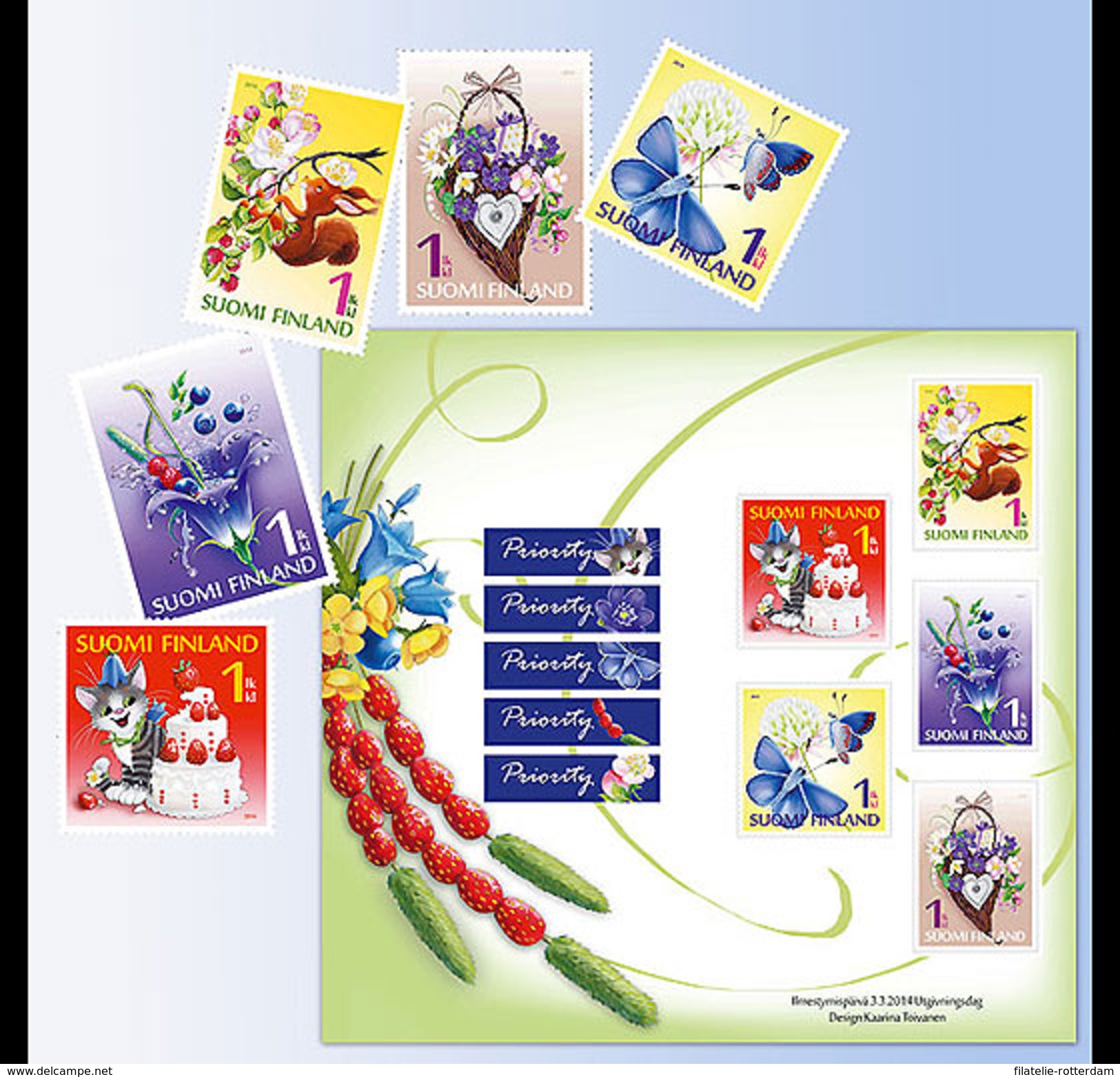 Finland - Postfris / MNH - Booklet Gefeliciteerd 2014 - Neufs