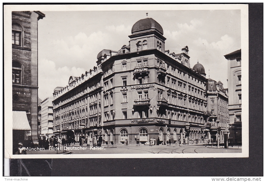 Ansichtskarte München Hotel Deutscher Kaiser , Werbestempel " Tag Der Deutschen Kunst 1938 " - Lettres & Documents