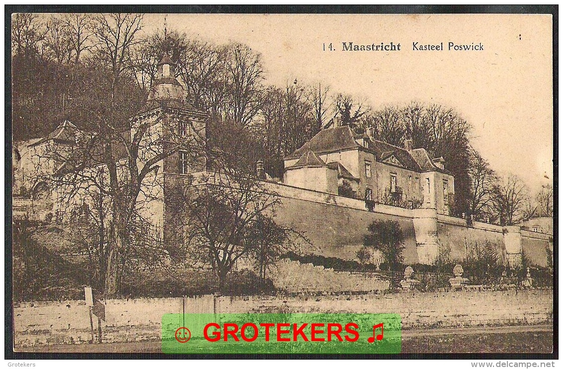 MAASTRICHT Kasteel Poswick Ca 1925 - Maastricht