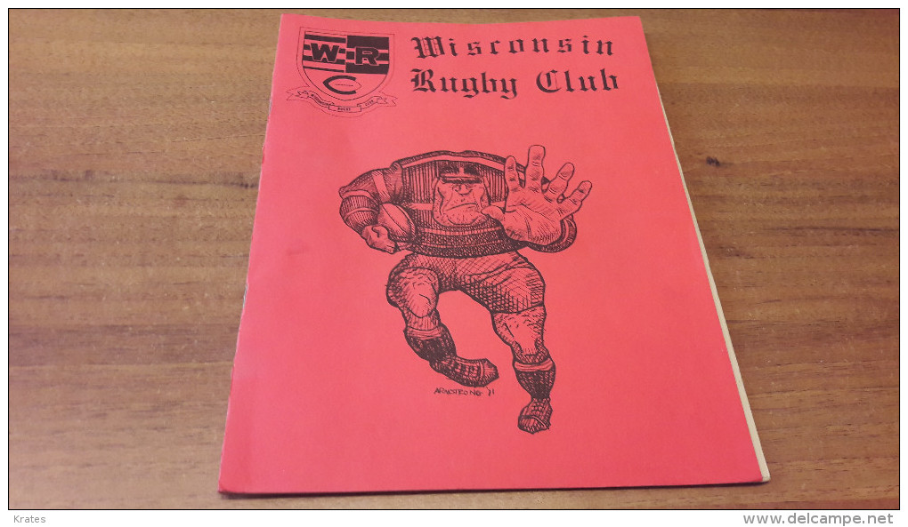 Old Brochure - Wisconsin Rugby Club - 1950-Hoy