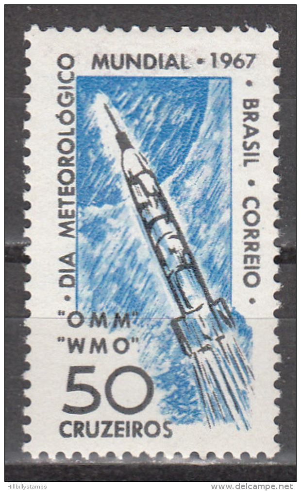 BRAZIL   SCOTT NO.  1035    UNUSED HINGED     YEAR  1967 - Unused Stamps