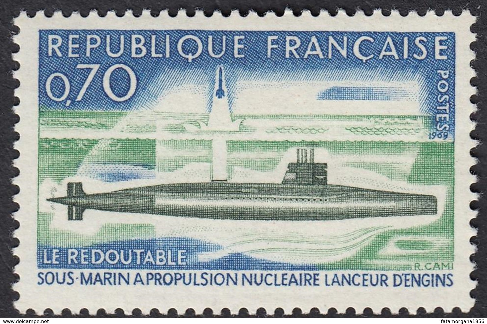 FRANCE Francia Frankreich - 1969 - Yvert 1615, Neuf, Parfait - Ungebraucht