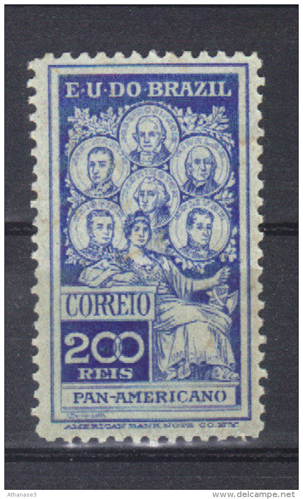 Brésil   N° 144*  MH  (1909) - Nuovi