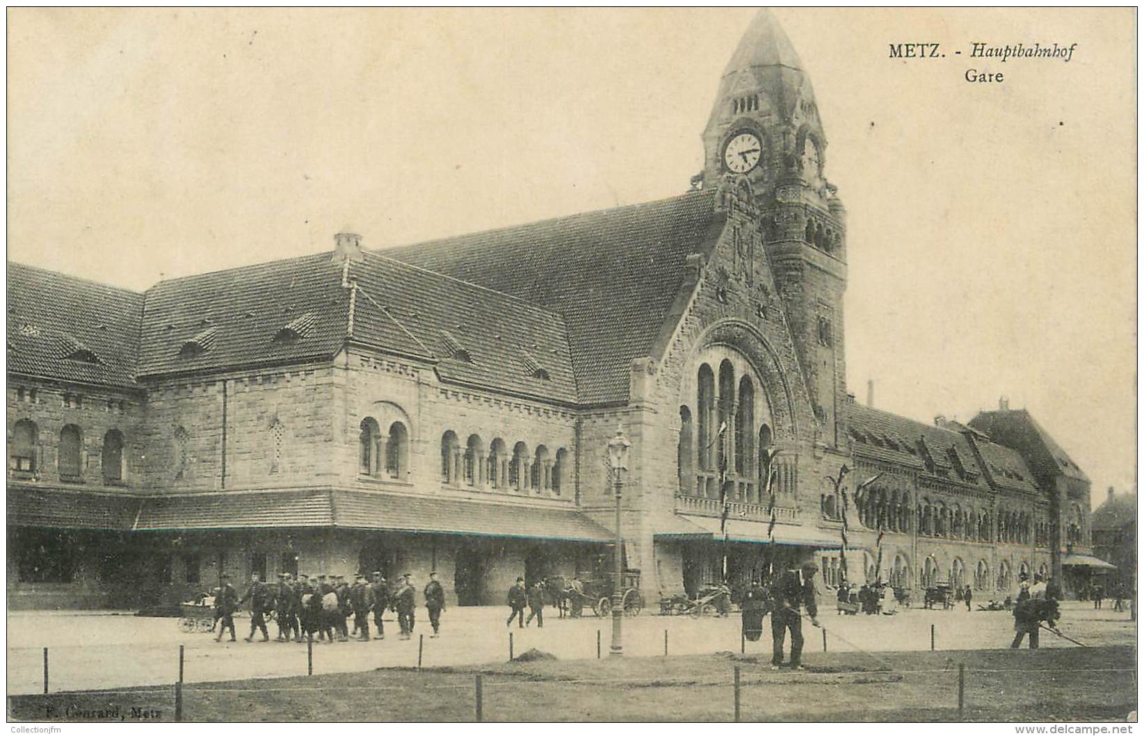 / CPA FRANCE 57 "Metz, Gare" - Metz