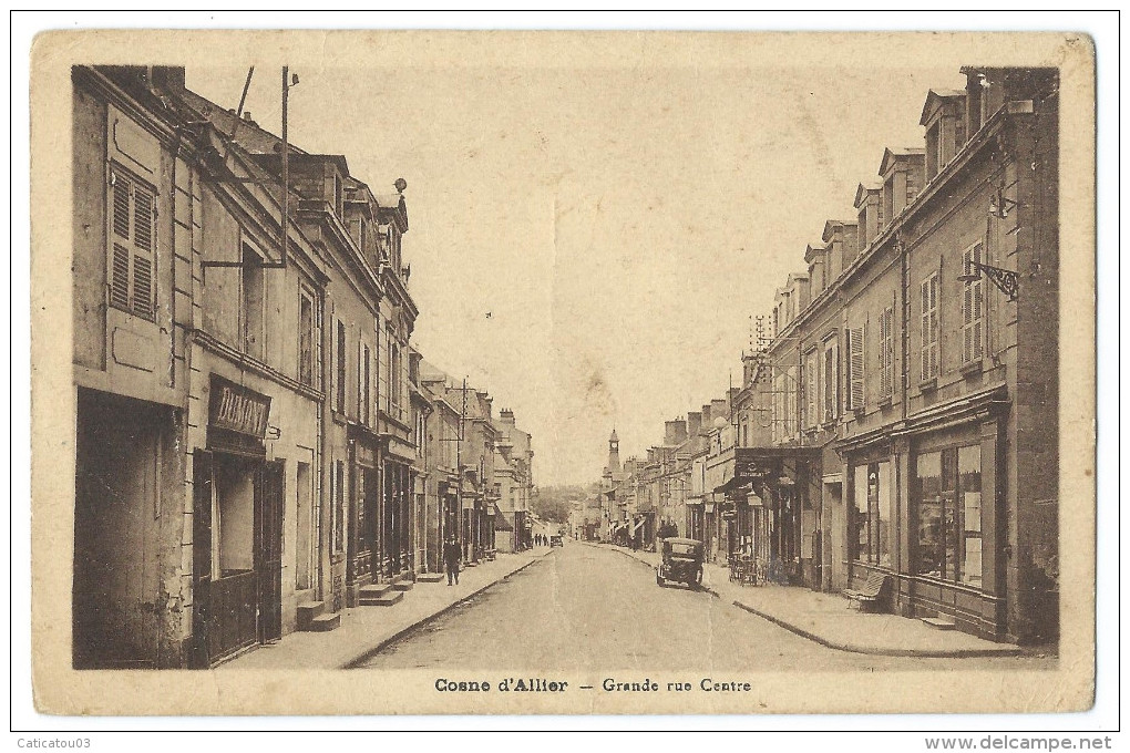 COSNE-d'ALLIER (Allier, 03) Grande Rue Centre - Animée - Autres & Non Classés