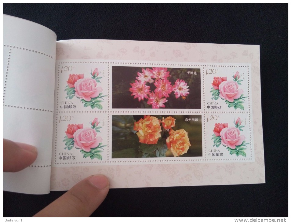 2011 China Stamps China Rose Special Booklet - Roses