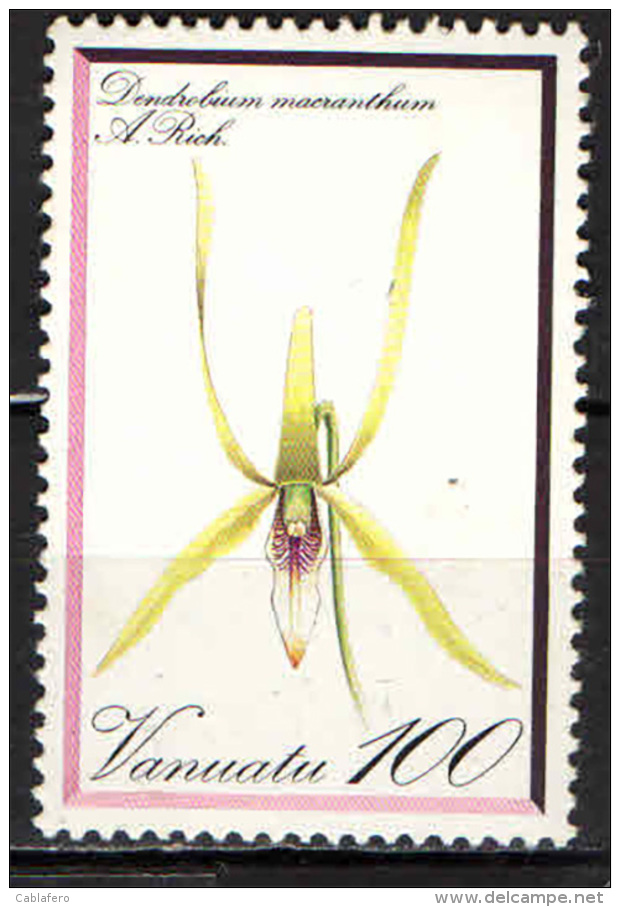 VANUATU - 1982 - Dendrobium Macranthum - NUOVO MNH - Vanuatu (1980-...)