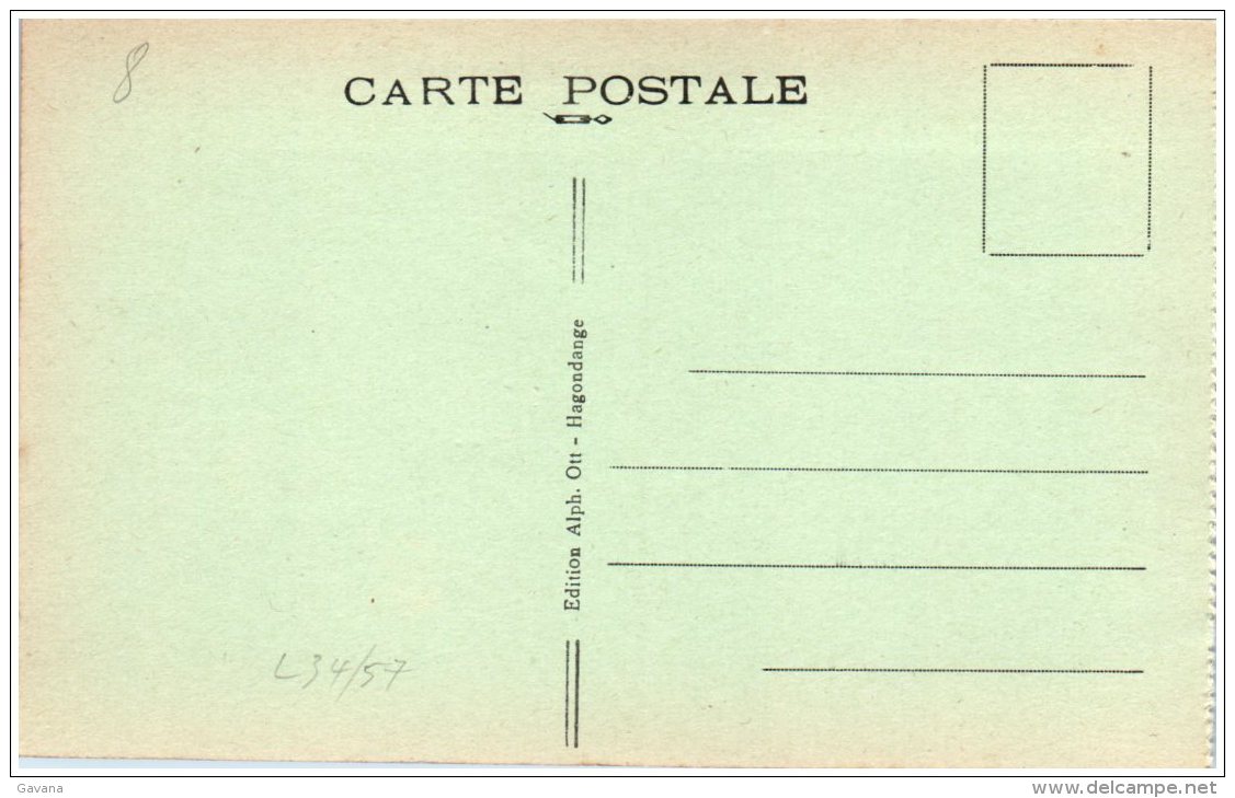 57 HAGONDANGE - Rue Maréchal Foch (cité)   (Recto/Verso) - Hagondange