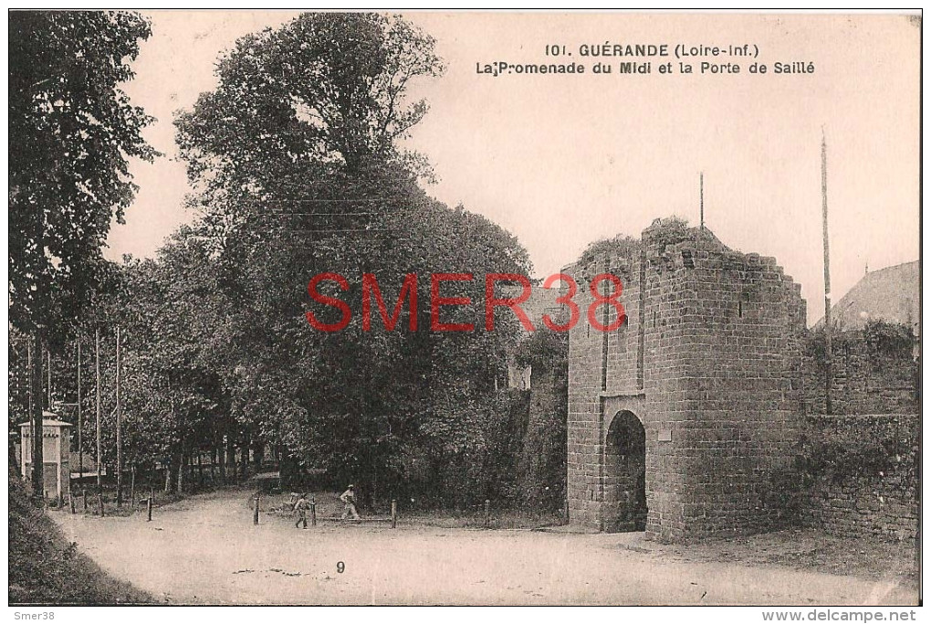 44 - Guerande - La Promenade Du Midi Et La Porte De Saillé - Guérande