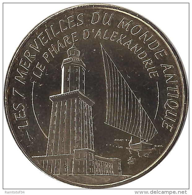 2014 MDP159 - LES 7 MERVEILLES DU MONDE 1 - Le Phare D'Alexandrie / MONNAIE DE PARIS - 2014