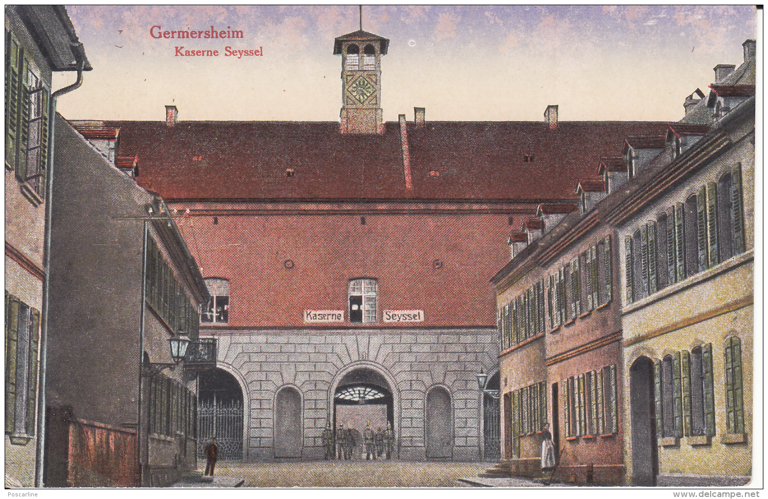 GERMERSHEIM, Kaserne Seyssel , 2 Scans - Germersheim