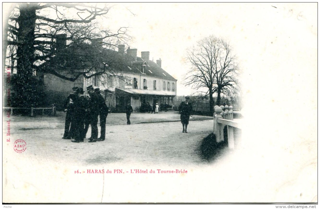 N°300 G -cpa Le Haras Du Pin -l'hôtel Du Tourne Bride- - Autres & Non Classés