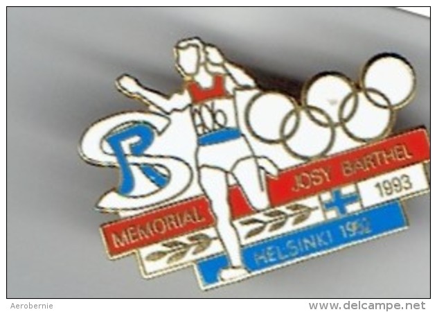 Pin JOSY BARTHEL Memory / Olympia Helsinki 1952 (1993) - Leichtathletik