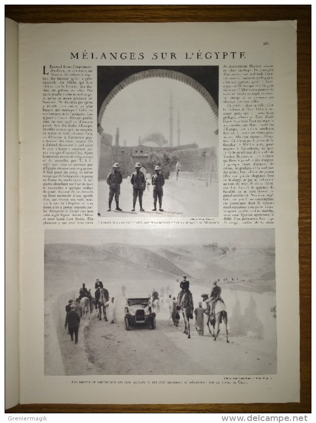 Le miroir du monde n°23 09/08/1930 Ballon Dirigeable "R 100" - Egypte - Cuivre Africain - Flotte Allemande - La Baule