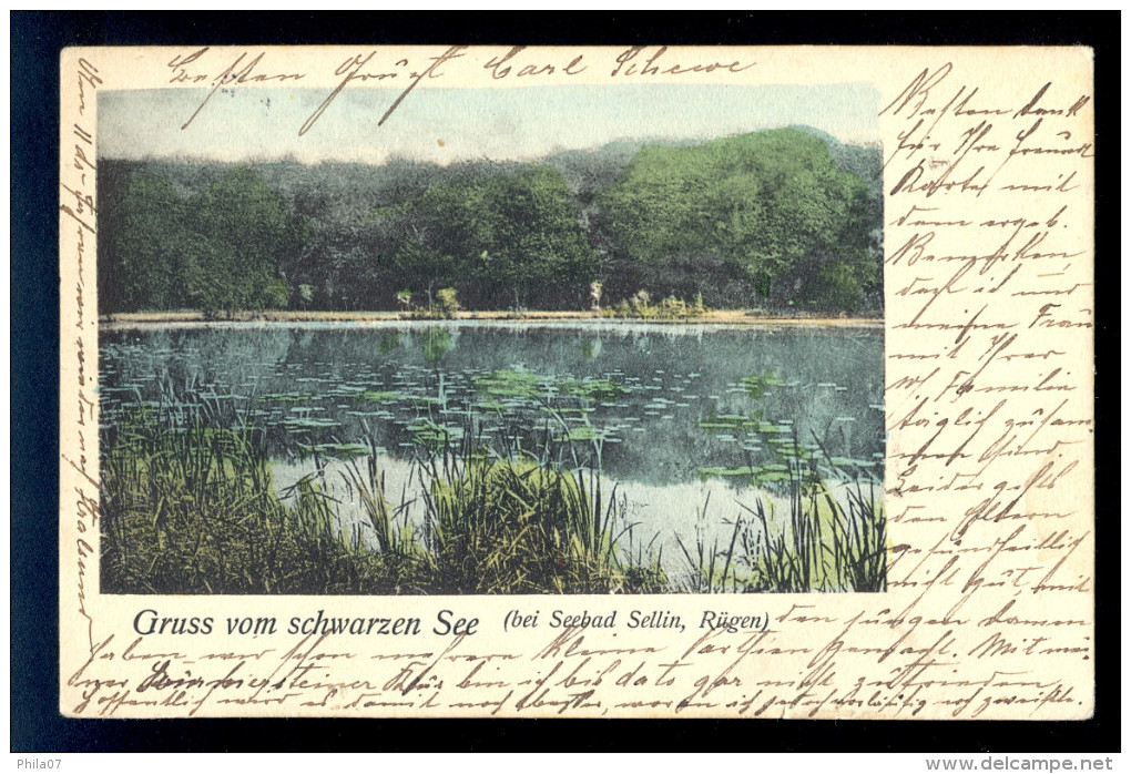 Gruss Vom Schwarzen See (bei Seead Sellin Rugen) / Year 1903 / Postcard Circulated, 2 Scans - Sellin