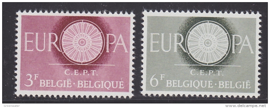 Europa Cept 1960  Belgium 2v ** Mnh (BE375) - 1960