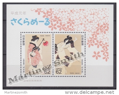 Japan - Japon 1989 Yvert BF 102, Philatelic Week - Miniature Sheet - MNH - Blocks & Sheetlets