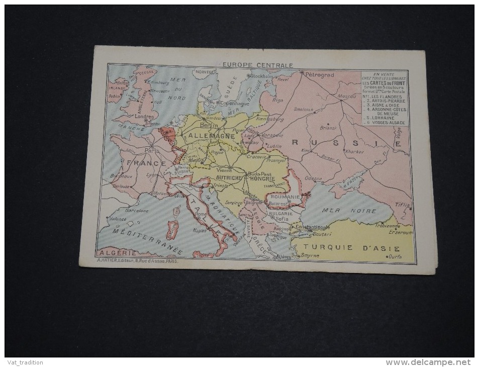 FRANCE - Carte De Franchise Militaire Avec Carte De L ' Europe - A Voir - L 2131 - Lettres & Documents