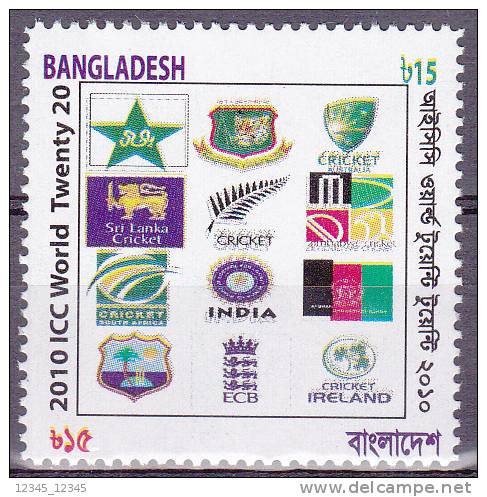 Bangladesh 2010 Postfris MNH 2010 ICC World Twenty 20 - Bangladesh